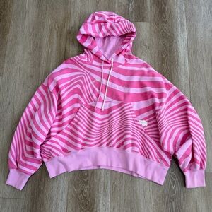 Revolve NIKE Mind Over Matter Phoenix Fleece Hoodie Pinksicle & Pink Rise Large